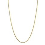 14k Yellow Gold Solid Franco Chain 4mm Wide Necklace with Lobster Clasp 24 inches long 3