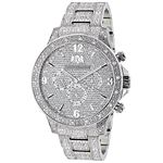 Mens Diamond Fully Iced Out Watch 1.25Ctw Of Diamo