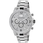 Celebrity Liberty Genuine Diamond Watch for Men 0.5ct Swiss Movt by Luxurman 1