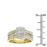 Affordable 14K Gold Diamond Engagement Ring Set-3