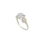 10k Yellow Gold Syntetic white gemstone ring ajr21 Size: 9.5 1