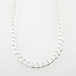 Silver Curb link chain Necklace BDC68 1