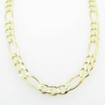 Mens Yellow-Gold Figaro Link Chain Length - 22 inches Width - 5.5mm 3