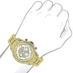 Fully Iced Out Mens Diamond Watch 3Ctw Of Diamon-3