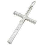 Jesus cut crucifix cross pendant SB29 92mm tall and 45mm wide 1