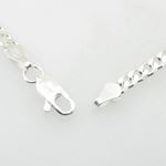 Silver Curb link chain Necklace BDC87 3