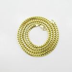 "Mens 10k Yellow Gold miami link chain 24"" 5MM LAGCMC2 24"" long and 5mm wide 3"