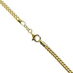 14K YELLOW Gold HOLLOW FRANCO Chain - 22 Inches Long 3MM Wide 1