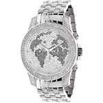 LUXURMAN Mens Diamond Watch 0.50Ct