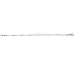 14K White Gold 1.8mm wide Diamond Cut Cable Link Chain with Lobster Clasp 1