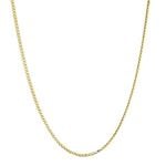 14K Yellow Gold Franco Chain 4Mm Wide Diamond Cu-3