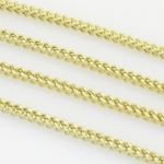 10K Yellow Gold franco chain GC46 3