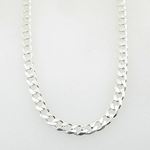 Silver Curb link chain Necklace BDC87 1