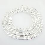 Figaro link chain Necklace Length - 24 inches Width - 8.5mm 1