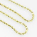 10K Yellow Gold rope chain GC7 3