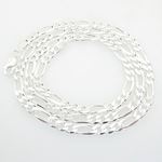 Figaro link chain Necklace Length - 24 inches Width - 5.5mm 1