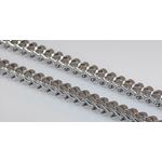 Mens Stainless Steel Franco Chain Necklace 36 Inch long 6mm wide 1