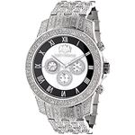 Luxurman Real Diamond Watches Diamond Watch 1.25ct Chronograph MOP for Men 1