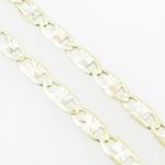 Mens Yellow-Gold Fancy Link Chain Length - 24 inches Width - 2.5mm 3