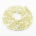 Mens Yellow-Gold Figaro Link Chain Length - 18 inches Width - 3.5mm 1