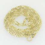 10K Yellow Gold figaro chain GC98 1