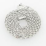 Ladies .925 Italian Sterling Silver Rolo Link Chain Length - 16 inches Width - 1.5mm 1