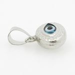 womens bp147 kabbalah evil eye .925 Sterling Silver good luck charm pendant 3