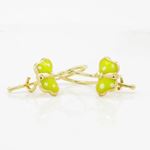14K Yellow gold Butterfly hoop earrings for Children/Kids web77 3