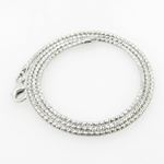 Ladies .925 Italian Sterling Silver Snake Link Chain Length - 16 inches Width - 1.5mm 1