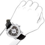 LUXURMAN Large Ladies Diamond Heart Watch 0.3Ct-3