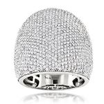 Ladies 14K Pave Set Natural 2.7 Ctw Sparking Diamo