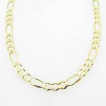 Mens Yellow-Gold Figaro Link Chain Length - 24 inches Width - 5.5mm 3