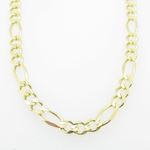 Mens Yellow-Gold Figaro Link Chain Length - 24 inches Width - 4.5mm 3