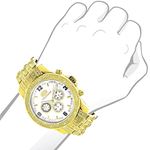 LUXURMAN Mens Diamond Watch 1Ct. Yellow Gold-3