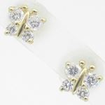 "14K Gold Earrings heart star flower dolphin penguin for Childeren