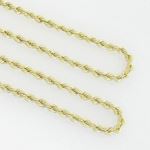 10K Yellow Gold rope chain GC15 3