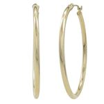 14k Yellow Gold Hoop Endless Earrings Sizes 10 12 14 16 18 21 MM (30 Millimeters) 1