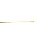 14K Yellow Gold 3.5mm wide Shiny Solid Diamond Cut Royal Rope Chain with Lobster Clasp 1