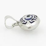 womens bp148 kabbalah evil eye .925 Sterling Silver good luck charm pendant 3