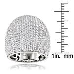 Ladies 14K Pave Set Natural 2.7 Ctw Sparking Dia-3