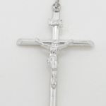 Jesus cut crucifix cross pendant SB37 48mm tall and 29mm wide 3