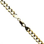 10K YELLOW Gold SOLID ITALY CUBAN Chain - 28 Inches Long 7.2MM Wide 1