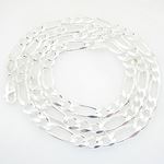 Figaro link chain Necklace Length - 30 inches Width - 8mm 1
