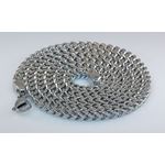 Mens Stainless Steel Franco Chain Necklace 36 Inch long 6mm wide 3