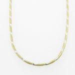 Ladies .925 Italian Sterling Silver Two Tone Snake Link Chain Length - 16 inches Width - 1mm 3