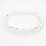 Curb Link ID Bracelet Necklace Length - 8.5 inches Width - 10.5mm 1