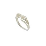 10k Yellow Gold Two mini heart ring ajr37 Size: 6.75 1
