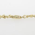 Women 10k Yellow Gold link vintage style bracelet 7.5 inches long and 6mm wide 3