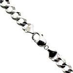 10K WHITE Gold SOLID ITALY CUBAN Chain - 26 Inches Long 9.3MM Wide 1