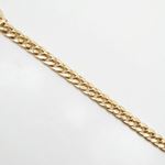 Unisex Sterling silver Curb link pink bracelet mbmi49 3